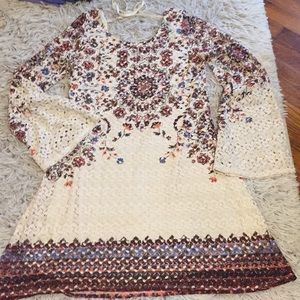 Crochet boho dress